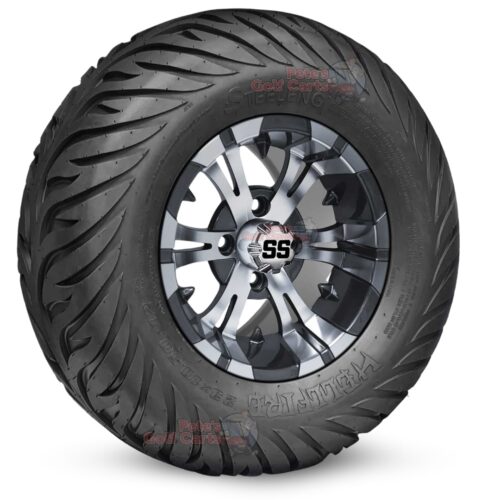 12-inch-vampire-gunmetal-gray-golf-cart-wheels-and-23x10.5-12-hellfire-dot-approved-street-turf-tires-combo-ezgo-clubcar-yamaha-petesgolfcarts-BNDL-TR1215-WH1244