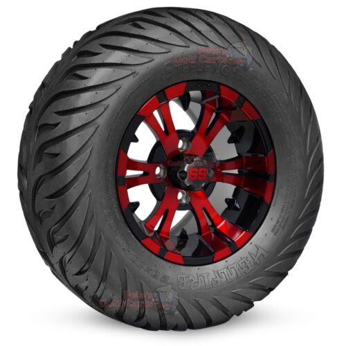 12-inch-vampire-red-black-golf-cart-wheels-and-23x10.5-12-hellfire-dot-approved-street-turf-tires-combo-ezgo-clubcar-yamaha-petesgolfcarts-BNDL-TR1215-WH1248