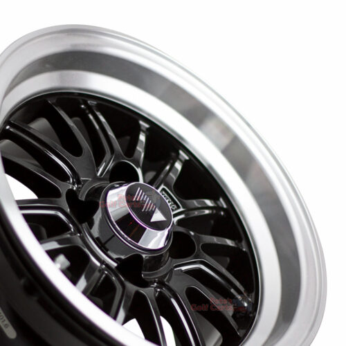 12-inch-wheel-mate-type-V-Black-Machined-aluminum-golf-cart-wheels-12x7-ET-5-petesgolfcarts