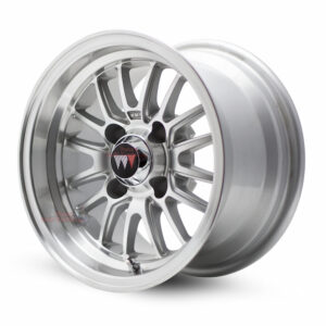 12" Type V Machined Aluminum Golf Cart Wheels ET-5MM | Wheel Mate