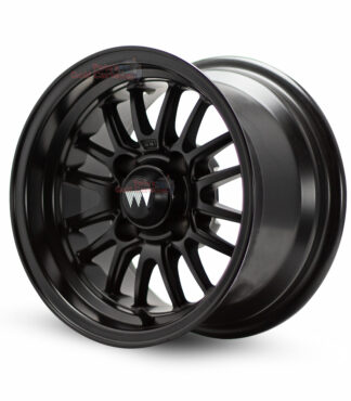 12-inch-wheel-mate-type-V-Satin-Matte-Black-aluminum-golf-cart-wheels-12x7-ET-5-petesgolfcarts