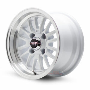 12" Type V Wheel Mate White/Machined Golf Cart Wheels | ET-5MM