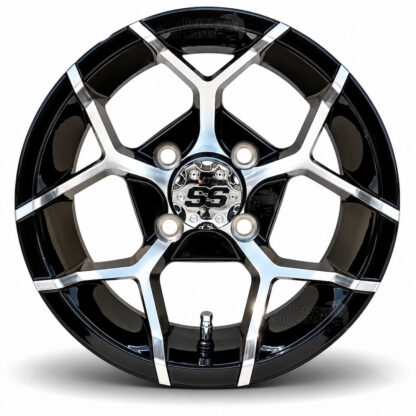 12-inch-yosemite-black-machined-aluminum-golf-cart-wheels-12x7-ET-15mm-pgc-petesgolfcarts