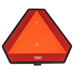 Plastic Slow Moving Vehicle Triangle With Spade Mount Kit (Universal Fit)