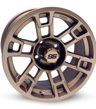 14-inch-RHOX-RX391-matte-bronze-halcyon-aluminum-golf-cart-wheels-RHOX-RX281-14x7-4x4-bolt-pattern-101mm-et-25mm-offset