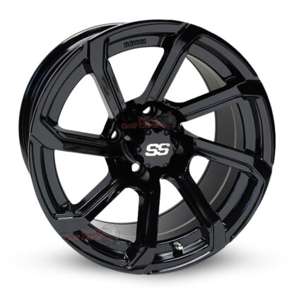 14-inch-RHOX-RX404-gloss-black-aluminum-golf-cart-wheels-RHOX-RX281-14x7-4x4-bolt-pattern-101mm-et-25mm-offset
