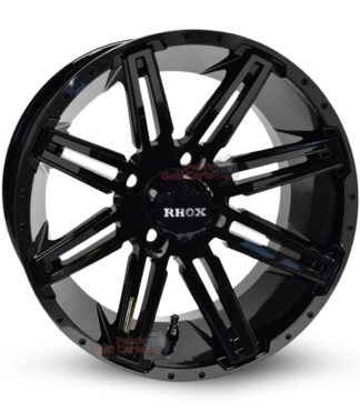 14-inch-RX275-gloss-black-aluminum-golf-cart-wheels-14x7-4x4-bolt-pattern-101mm-et-25mm-offset