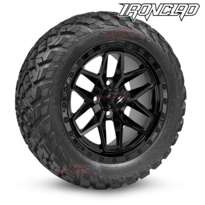 14-inch-black-widow-golf-cart-wheels-and-23x10-14-ironclad-hybrid-all-terrain-tires-combo-ezgo-clubcar-yamaha-petesgolfcarts-BNDL-TR1408-WH1430