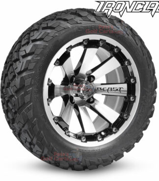 14-inch-coyote-machined-black-golf-cart-wheels-and-23x10-14-ironclad-p3118-wanda-edge-all-terrain-tires-combo-petesgolfcarts-BNDL-TR1408-WH1467