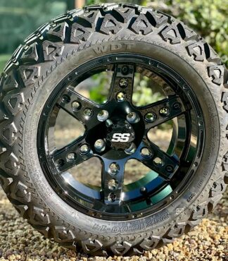 14-inch-dominator-gloss-black-golf-cart-wheels-23x10-14-wanda-p3026-dot-all-terrain-golf-cart-tires-set-of-4-front