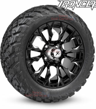 14-inch-goblin-machined-black-golf-cart-wheels-and-23x10-14-ironclad-p3118-wanda-edge-all-terrain-tires-combo-petesgolfcarts-BNDL-TR1408-WH1449
