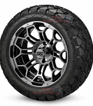 14-inch-hercules-black-machined-golf-cart-wheels-and-22x11-14-trail-fox-madjax-mjfx-timberwolf-dot-all-terrain-tires-combo-set-of-4-ezgo-clubcar-yamaha-petesgolfcarts