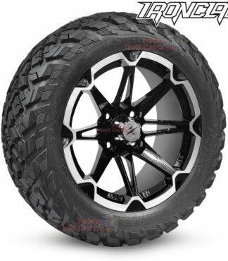 14-inch-mongoose-machined-black-golf-cart-wheels-and-23x10-14-ironclad-p3118-wanda-edge-all-terrain-tires-combo-petesgolfcarts-BNDL-TR1408-WH1468