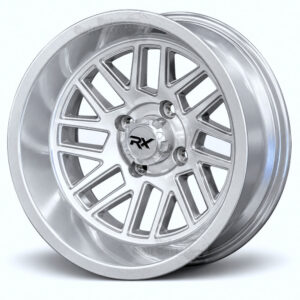 14″ Onyx Silver Golf Cart Wheels Set of 4 | ET -50mm 14″x10″