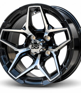 14-inch-orion-black-machined-aluminum-golf-cart-wheels-14x7-ET-15mm-petesgolfcarts-pgc