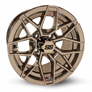 14" RX381 Bronze Golf Cart Wheels Set of 4 - RHOX®