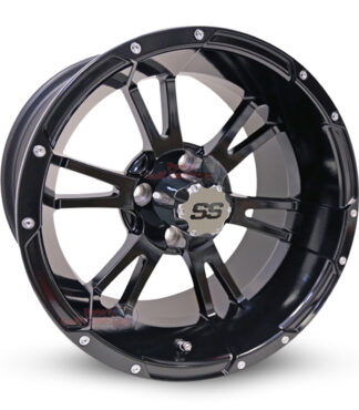 14-inch-stallion-gloss-black-aluminum-golf-cart-wheels-RHOX-RX281-14x7-4x4-bolt-pattern-101mm-et-25mm-offset