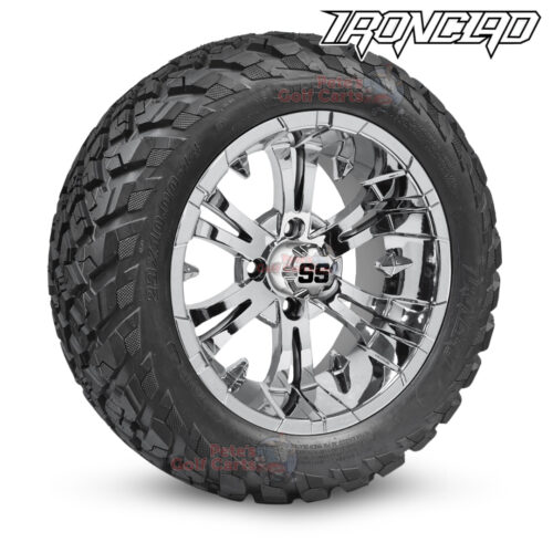 14-inch-vampire-chrome-mirror-golf-cart-wheels-and-23x10-14-ironclad-hybrid-all-terrain-tires-combo-ezgo-clubcar-yamaha-petesgolfcarts-BNDL-TR1408-WH1415