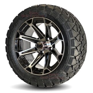 14-inch-viking-black-machined-aluminum-golf-cart-wheels-14x7-22x10-14-trail-fox-all-terrain-golf-cart-tires-timberwolf-22-inches-tall