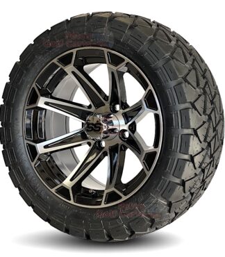 14-inch-viking-black-machined-aluminum-golf-cart-wheels-14x7-22x10-14-trail-fox-all-terrain-golf-cart-tires-timberwolf-22-inches-tall