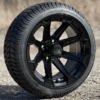 14-inch-viking-gloss-black-golf-cart-wheels-14x7-and-205/30-14-ITP-ultra-gt-street-turf-golf-cart-tires-combo-petesgoflcarts