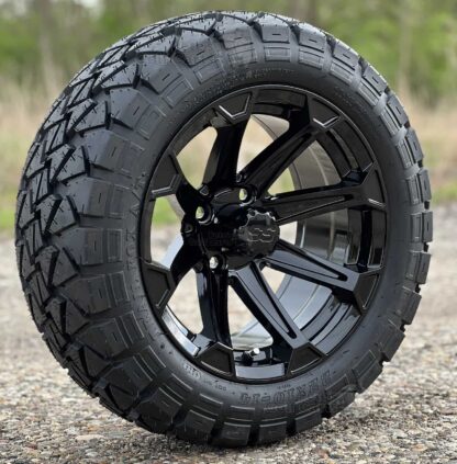 14-inch-viking-gloss-black-golf-cart-wheels-and-22x10-14-timberwolf-trailfox-all-terrain-golf-cart-tires-combo-set-of-4-ezgo-clubcar-yamaha-lifted-carts-asphalt