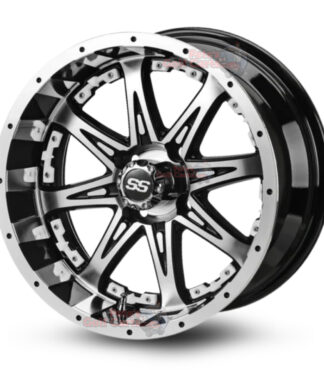 14141-14-inch-Revenge-Black-Machined-WHITE-petes-golf-carts-club-car-ezgo-yamaha