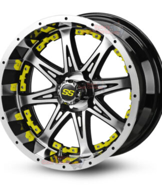 14141-14-inch-Revenge-Black-Machined-YELLOW-petes-golf-carts-club-car-ezgo-yamaha