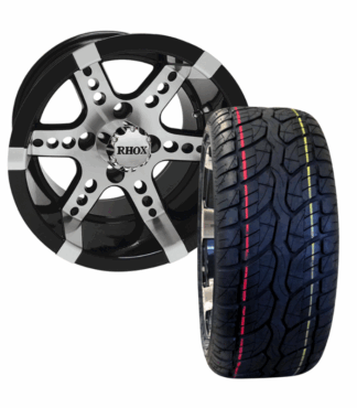 14 inch golf cart wheels with 21 inch golf cart tires combo