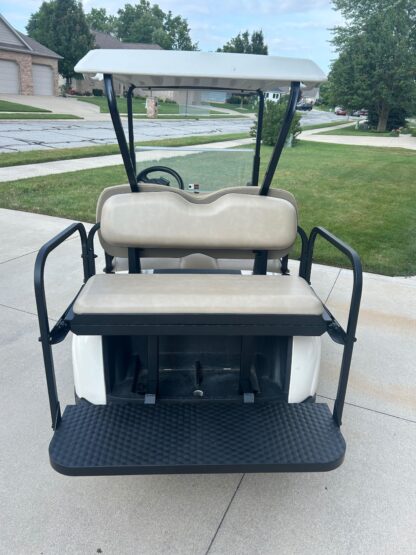 EZGO RXV Golf Cart Rear Seat Kit - Black | RideAlong - Image 4