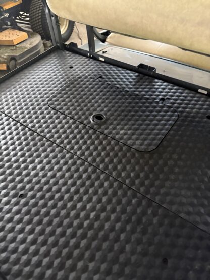 EZGO RXV Golf Cart Rear Seat Kit - Black | RideAlong - Image 11