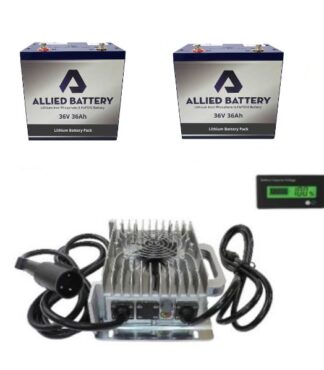 36 Volt Lithium Golf Cart Battery Conversion Kit 72Ah