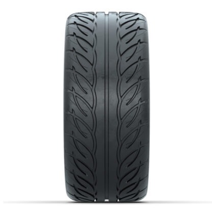 Directional tread design of steel belted radial 205/40R14 GTW Fusion GTR golf cart tire, Item# 20-054.