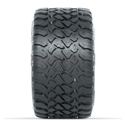 Tread pattern view of the GTW Nomad 20x10R12 all-terrain steel belted radial golf cart tire, Item #20-066.