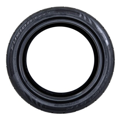 Sidewall photo of steel belted radial 225/40R14 GTW Fusion GTR golf cart tire, Item# 20-075.