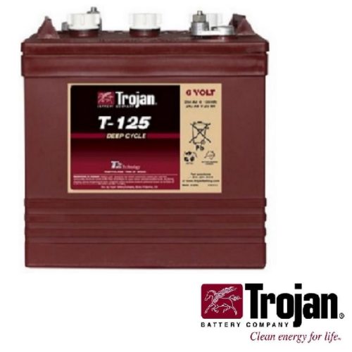 Golf Cart Battery Trojan T-125 6 volt