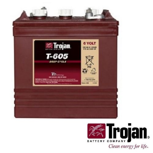 Golf Cart Battery Trojan T-605 6 volt