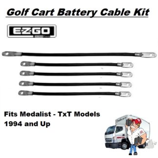 Golf Cart Battery Cables - Kit-Medalist-TXT 1994 and Up