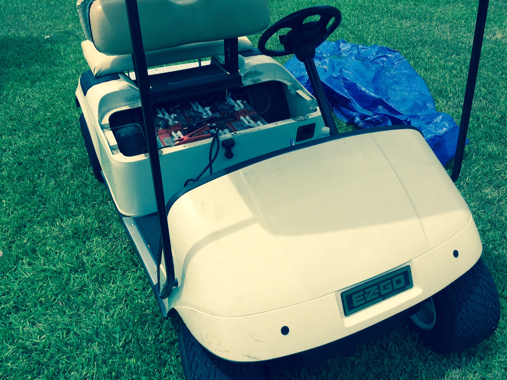 EZGO Golf Cart-New Golf Cart Battery Install- BatteryPete.com