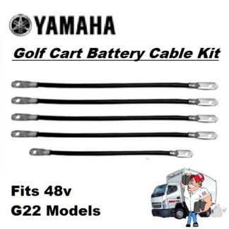 Golf Cart Battery Cables - Kit-48v-G22 Model