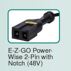EZGO PowerWise 2 Pin with Notch 48 volt Connector