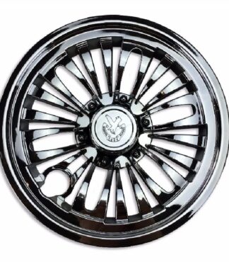 8 Inch Chrome Spoke Golf Cart Hub Cap Set