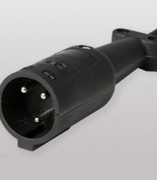 Replacement Golf Cart Charger Plug - Club Car Round 3 Pin