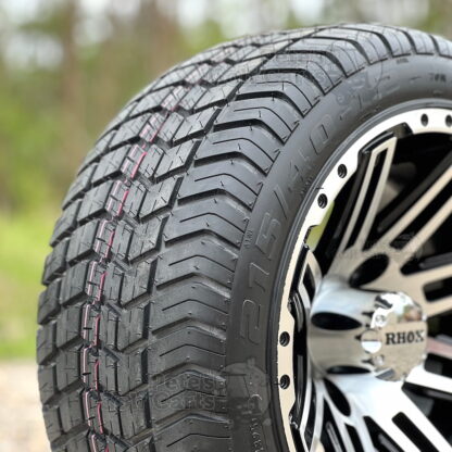 215/40-12-excel-classic-low-profile-DOT-approved-golf-cart-tires-combo-18.5-inches-tall-for-12-inch-wheels-fits-all-carts