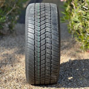 215/35R14 Wanda DOT Approved Steel Belted Radial Street Golf Cart Tires - (20" tall)