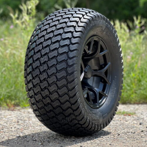 24x12-12-Wanda-p332-turf-tires-on-12-rally-matte-black-WDT-golf-course-24-inches-tall-for-12-inch-golf-cart-wheels-petesgolfcarts