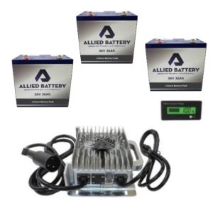 36 Volt Lithium Golf Cart Battery Conversion Kit 108Ah