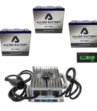 36 Volt Lithium Golf Cart Battery Conversion Kit 108Ah