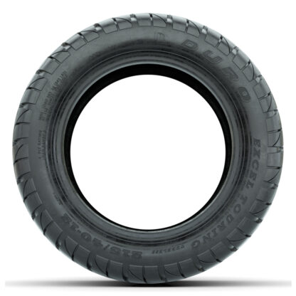 Sidewall of 215/40-12 Duro Excel Touring premium low profile 12" golf cart street tire, Item# 41150 and TIR-253.
