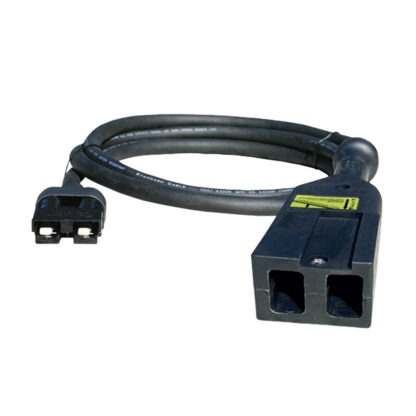 48 volt EZGO Powerwise charging cord with connector with notch.